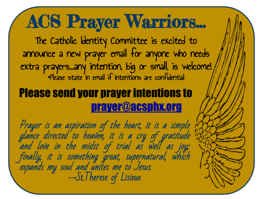 ACS Prayer Intentions