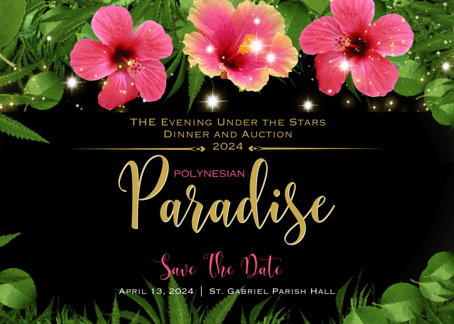 Save the Date 2024 Front of Postcard