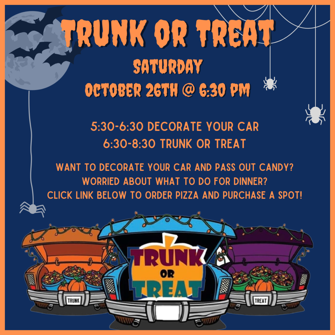 Trunk or Treat Now Open!