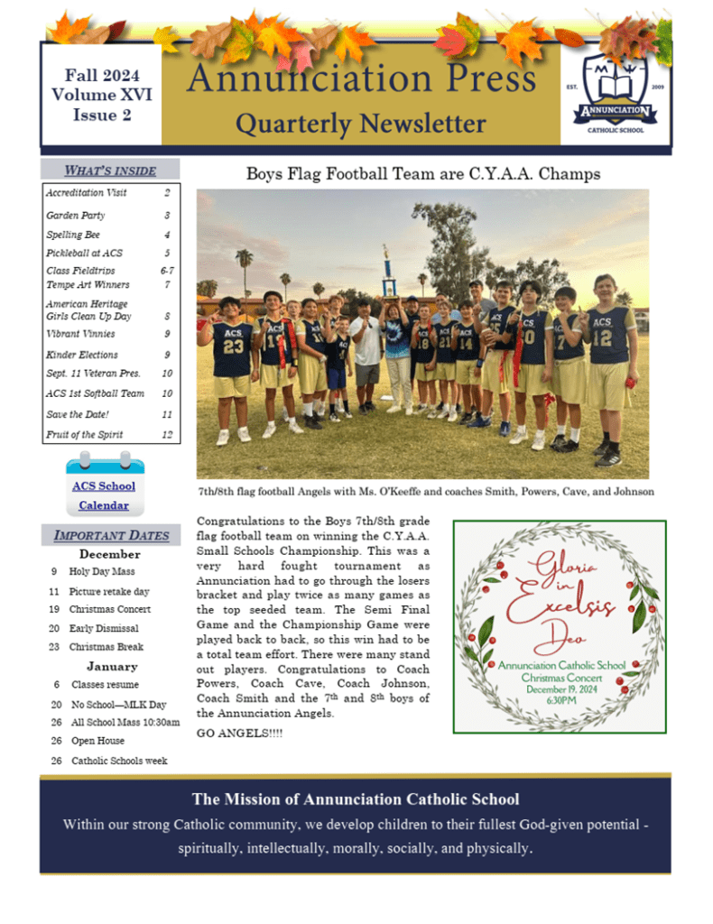 Fall 2024 Newsletter