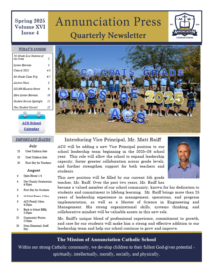 Spring 2025 Newsletter