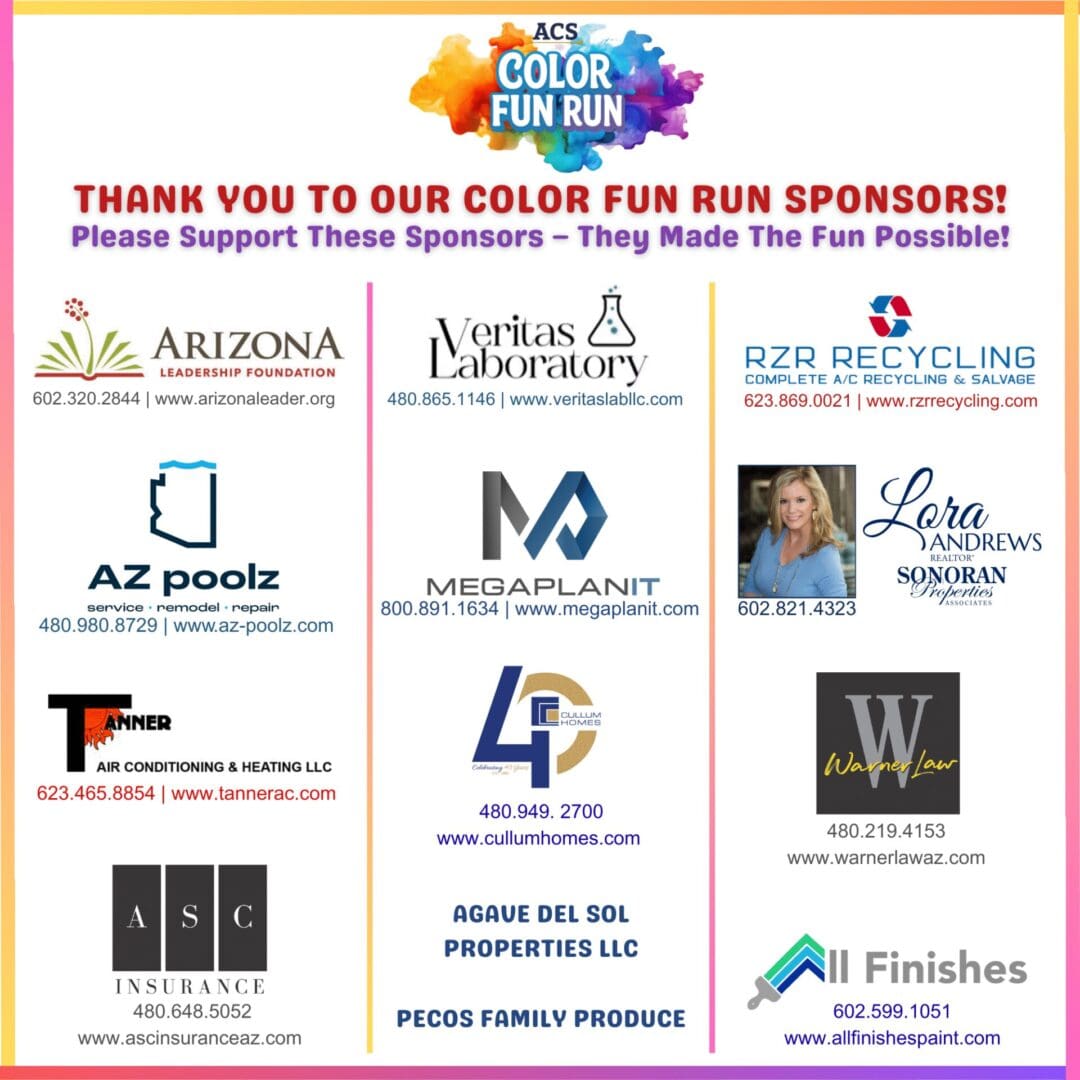 Sponsors for Website