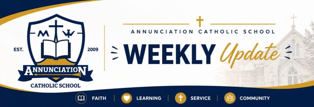 Annunciation Catholic School banner